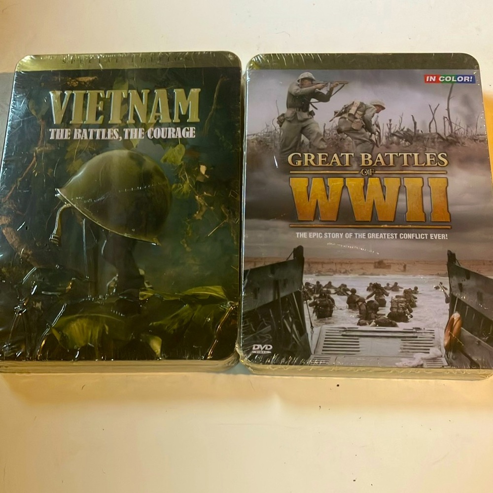 NWT Vietnam and WWII Battle Collection DVD Set